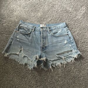 Agolde Parker Vintage Cut Off Denim Short
